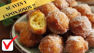 ✅ Cómo hacer BUÑUELOS DULCES con Harina Leudante ◁ Receta de BUÑUELOS de VIENTO Caseros y Fáciles [upl. by Atinahs]