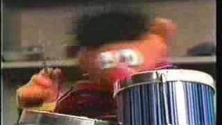 Classic Sesame Street  Ernie and Bert play the drums [upl. by Keligot]