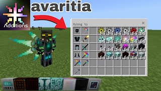 addon AVARITIA inifity minecraft pe [upl. by Theobald]