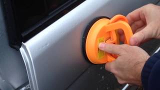 DENT REMOVAL Harbor Freight Dent Puller Suction Cup Review [upl. by Mireille724]