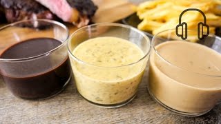 3 French Steak Sauce Recipes [upl. by Matilde]