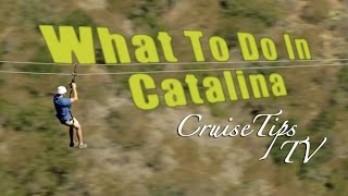 What to do on Catalina Island  Cruise Tips TV [upl. by Emmeram]