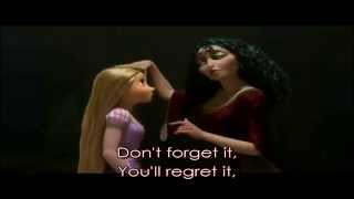 Tangled  Rapunzel  Mother Knows Best  Official Disney Movie Clip 3D Sing Along [upl. by Ailisec307]