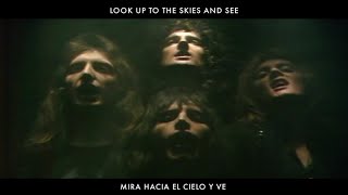 Queen  Bohemian Rhapsody Lyrics In Spanish amp English  Letras en Inglés y en Español [upl. by Dirtsa]