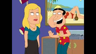 Family Guy Quagmire Beats up Brian [upl. by Goodden564]