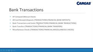 Dynamics GP’s Bank Reconciliation module [upl. by Shapiro]