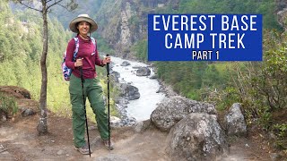 Everest Base Camp Trek  Part  1 from Kathmandu to Lukla to Phakding  Tanya Khanijow in Nepal [upl. by Atidnan]