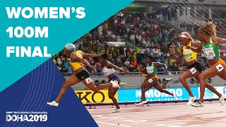 Womens 100m Final  World Athletics Championships Doha 2019 [upl. by Johnson]