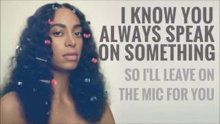 Solange  Dont Wish Me Well Lyrics [upl. by Hewet542]