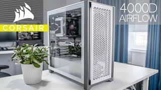 Corsair 4000D Airflow MidTower PC Case Review [upl. by Adnohsirk]