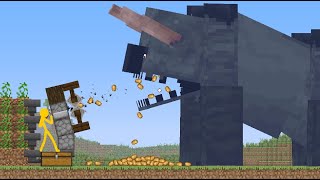 Titan Ravager  Animation vs Minecraft  AvG Reacts [upl. by Atoked]