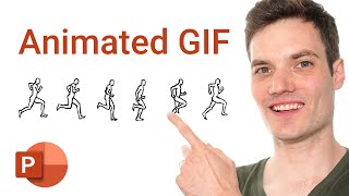 How to make Animated GIF using Microsoft PowerPoint [upl. by Ahsirtal]