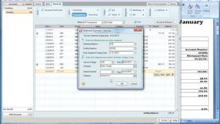 Quicken Step 3 Reconciling [upl. by Ahsienat]