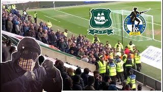 Plymouth Argyle vs Bristol Rovers Crowd Trouble Compilation [upl. by Sredna958]