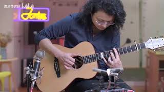 Natasha guitar All Solid OM7 review รีวิว [upl. by Adnohsirk]