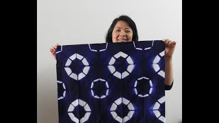 Shibori  Itajime [upl. by Ainotal226]