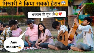 Beggar Singing Prank With Twist  Shocking😱 Public Reactions  Prank In India  Jhopdi K [upl. by Heilner]