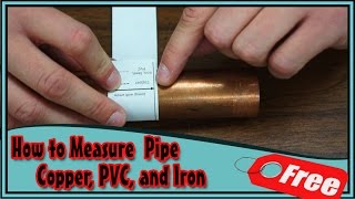 How to Measure Pipe Diameter Size Free Tool Download [upl. by Akcire]