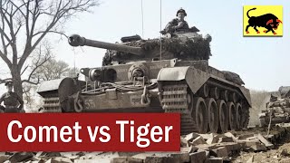 Comet Tank vs Tiger Tank  April 1945  Tank Duel [upl. by Hamlen]