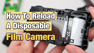 How To Reload amp Reuse A Disposable Film Camera  Kodak FunSaver [upl. by Stein]