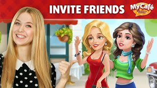 My Cafe Game Invite a friend [upl. by Melena]