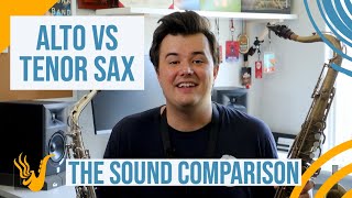 Alto vs Tenor Saxophone The Sound Comparison [upl. by Crespo]