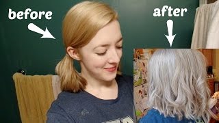 TONING MY HAIR  WELLA COLOR CHARM T18 DEMO [upl. by Hindu503]