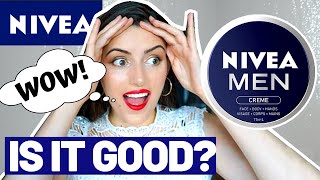 SPECIALIST testing NIVEA MEN CREAM review ingredients is it good [upl. by Quintana]