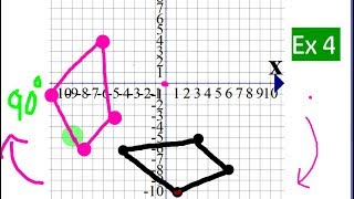 How to Rotate a Shape 90 Degrees Clockwise [upl. by Ahsilra]