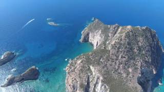 Isole Pontine  Palmarola vista da un drone 4K [upl. by Randell]