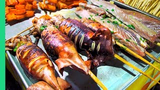 Filipino Street Food at Roxas Night Market in Davao CHEAPEAST Street Food Market in the WORLD [upl. by Haem761]