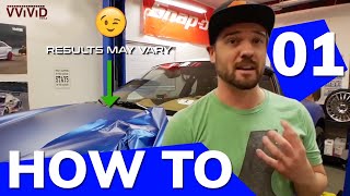 FIRST TIMERS GUIDE TO VINYL WRAPPING A CAR  Tips amp Tricks PART 1 [upl. by Rudolfo]