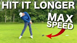 HOW TO HIT THE GOLF BALL LONGER amp INCREASE CLUB HEAD SPEED [upl. by Audrit]