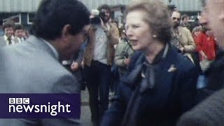 Robert Harris reports on the 1983 general election  Newsnight Archives [upl. by Alvord]