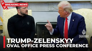 Zelenskyy and Trump clash in Oval Office [upl. by Mieka]