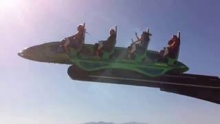 Las Vegas  Stratosphere Tower Thrill Rides [upl. by Lebana]