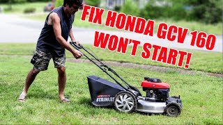 Honda GCV160CC Wont StartWatch to See How I Fix it [upl. by Eislek]