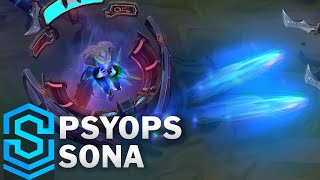 PsyOps Sona Skin Spotlight  League of Legends [upl. by Okimuy]