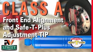 Class A Front End Alignment amp SafeTPlus Adjustment [upl. by Aneekan62]