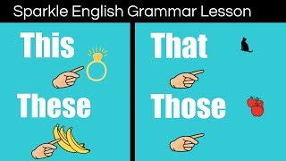 This That These amp Those Rules  How to Use and Pronounce Demonstratives  English Grammar Lesson [upl. by Naashom]