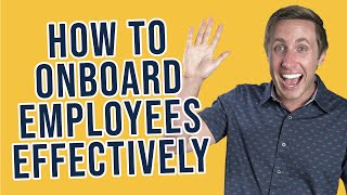 How To Onboard Employees Orientation Checklist [upl. by Enyamert]