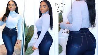 Fashion Nova Jeans  TryOn Haul [upl. by Elison658]