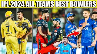 IPL 2024 ALL Teams BEST Bowling Lineup 😍 [upl. by Asille635]