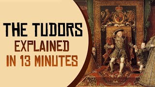 The Tudors Explained in 13 Minutes [upl. by Pheni]