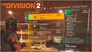 HOW TO EASILY FARM COMPONENTS AND TECH FOR THE HARD WIRED GEAR SET  The Division 2 Tips amp Tricks [upl. by Lehpar479]