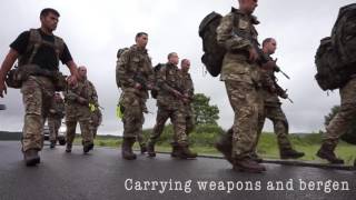 British Army Reserve Recruit Phase one Alpha Training ATU West Wales I Coy [upl. by Nivalc]