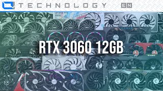 Which RTX 3060 to BUY and AVOID  50 Cards Compared Ft Asus EVGA Gigabyte MSI Palit PNYetc [upl. by Tarkany]