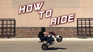 How to Ride a Honda Grom  Beginners Guide [upl. by Ricky]