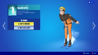 Fortnite SLALOM STYLE Emote Showcase w Audio [upl. by Ehtiaf]