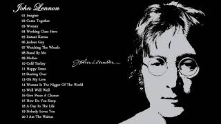 John Lennon GRANDES EXITOS Cubierta completa 2018  Lo Mejor De John Lennon 2018 [upl. by Jakob135]